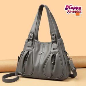 Kangroo High-Quality Shoulder Bag for Girls – Unique Handle, 2 Pockets & Zippers | Rs. 2350 Only 5