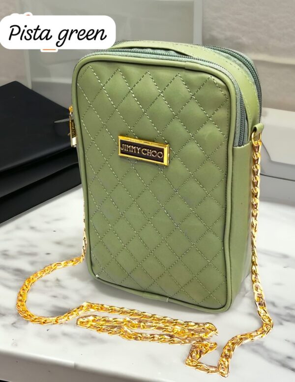 Jimmy Choo Crossbody Bag for Girls – Premium Quality with Attractive Lock & Long Chain | Just Rs. 1150! - Image 6