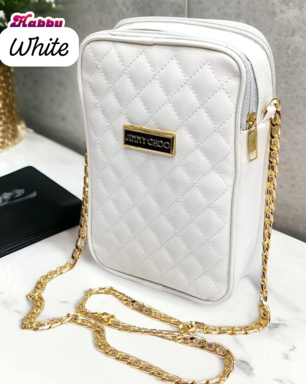 Jimmy Choo Crossbody Bag for Girls – Premium Quality with Attractive Lock & Long Chain | Just Rs. 1150! 1