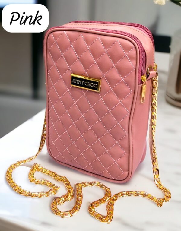 Jimmy Choo Crossbody Bag for Girls – Premium Quality with Attractive Lock & Long Chain | Just Rs. 1150! - Image 10