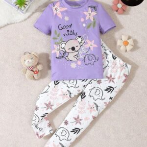 New Summer Arrival – Kids Printed Jersey Nightwear
