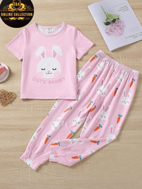 New Summer Arrival – Kids Printed Jersey Nightwear - Image 8