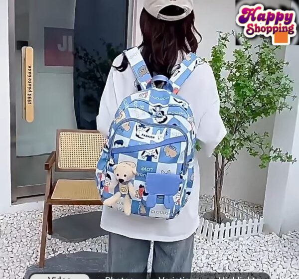 High-Quality Imported Canvas School Bags  | Stylish & Water Resistant - Image 5