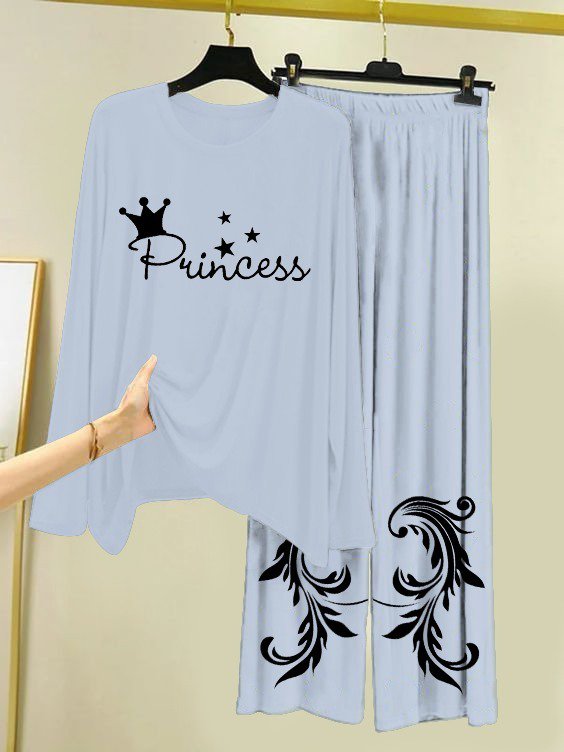 New Cotton Jersey Night Suits for Women – Stylish Blue Prints - Image 16